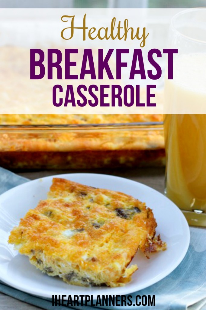 This tasty and healthy breakfast casserole is a great breakfast alternative to cereal. Enjoy this egg and vegetable bake that is high in protein and low carb too!