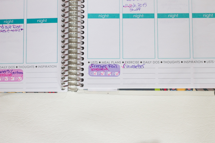 Made my own stickers for the Erin Condren Life Planner