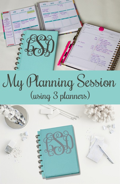 How I Plan My Weeks (Using 3 Planners)
