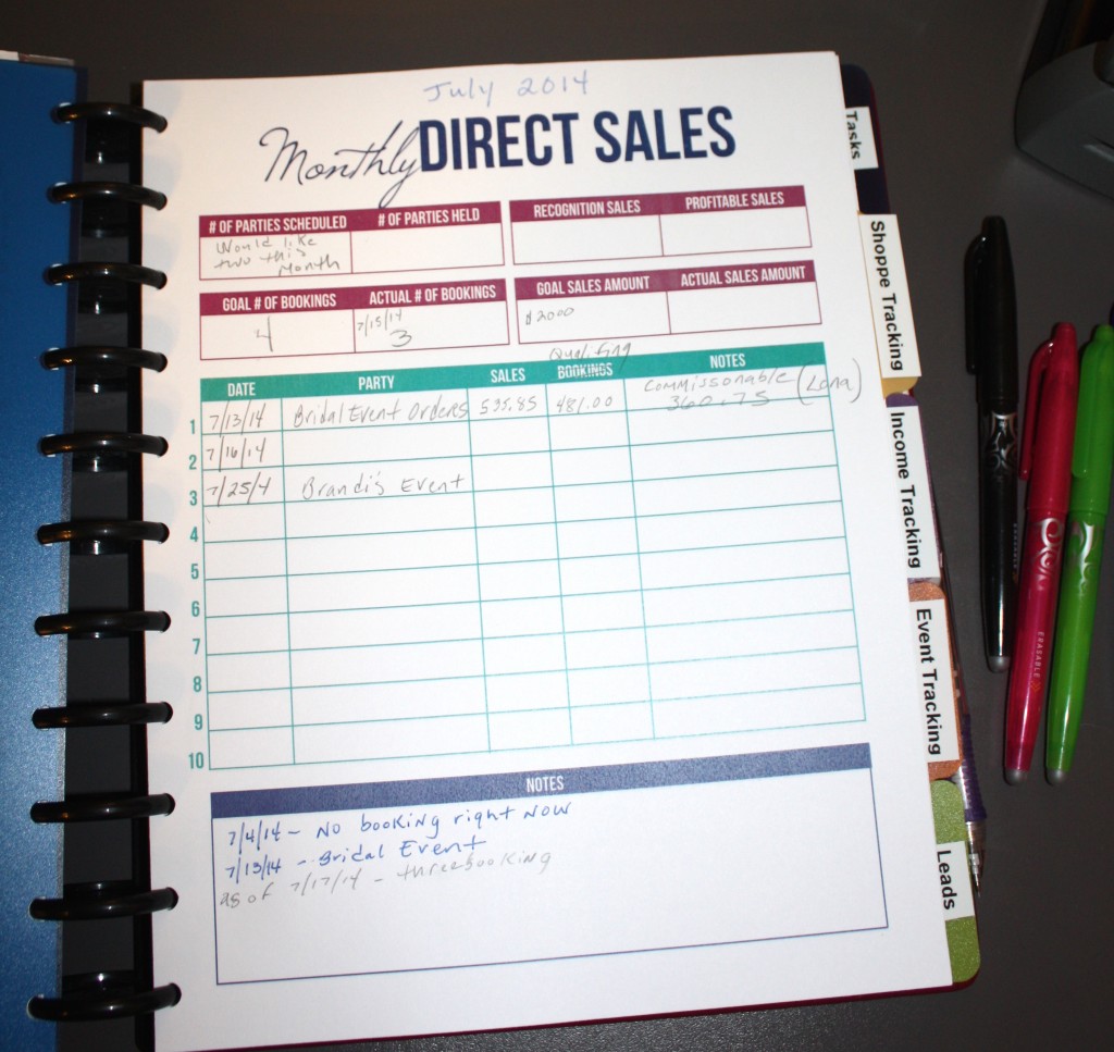Take a tour of Kari's planning system. She uses an Arc discbound system from Staples and has two planners (one for business and one for personal).