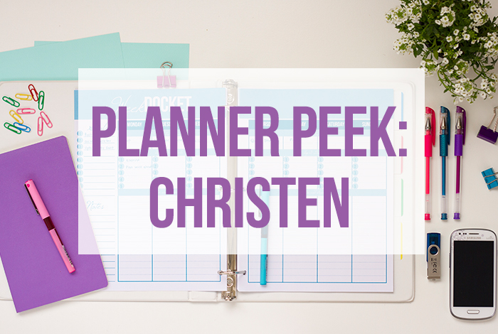 A Tour of Christen's Daytimer Family Plus Weekly Monthly Planner
