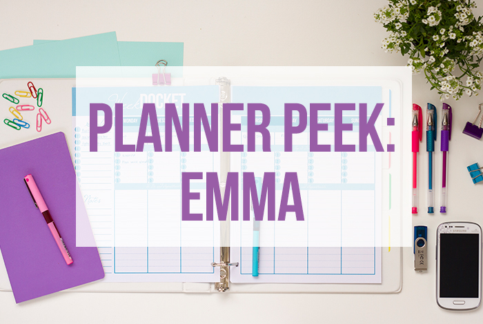Emma's Planner Peek
