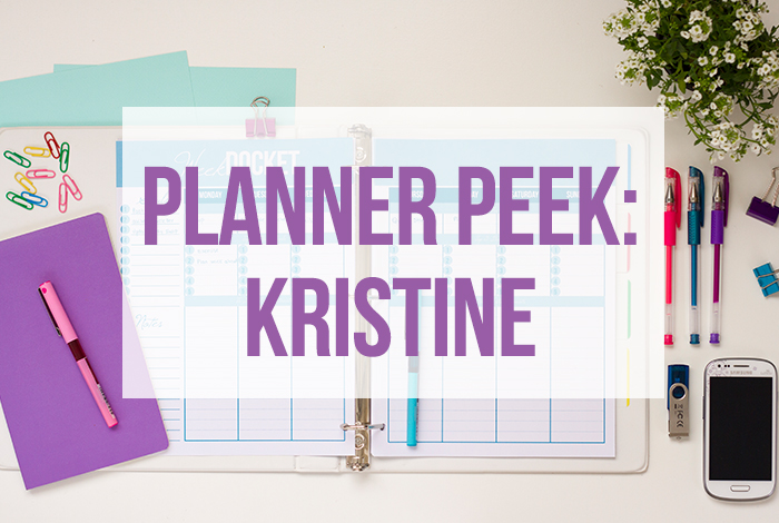 Kristine's Planner Peek Tour