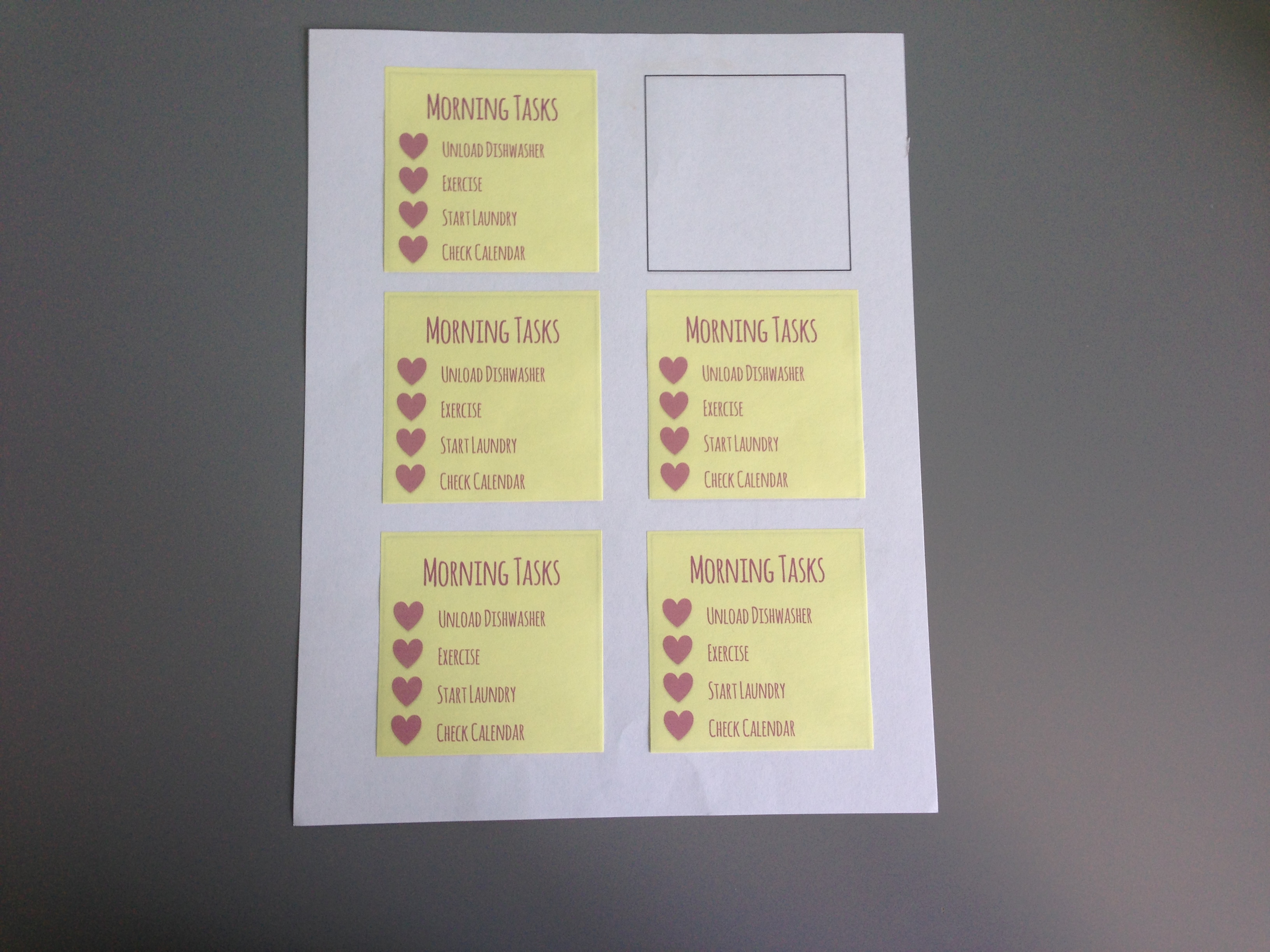 How to Print On Sticky Notes - Get Organized HQ For Printing On Sticky Notes Template