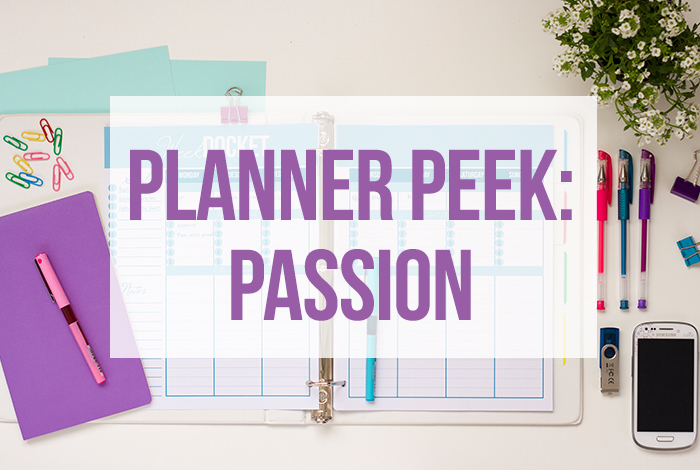 Passion's Planner Peek