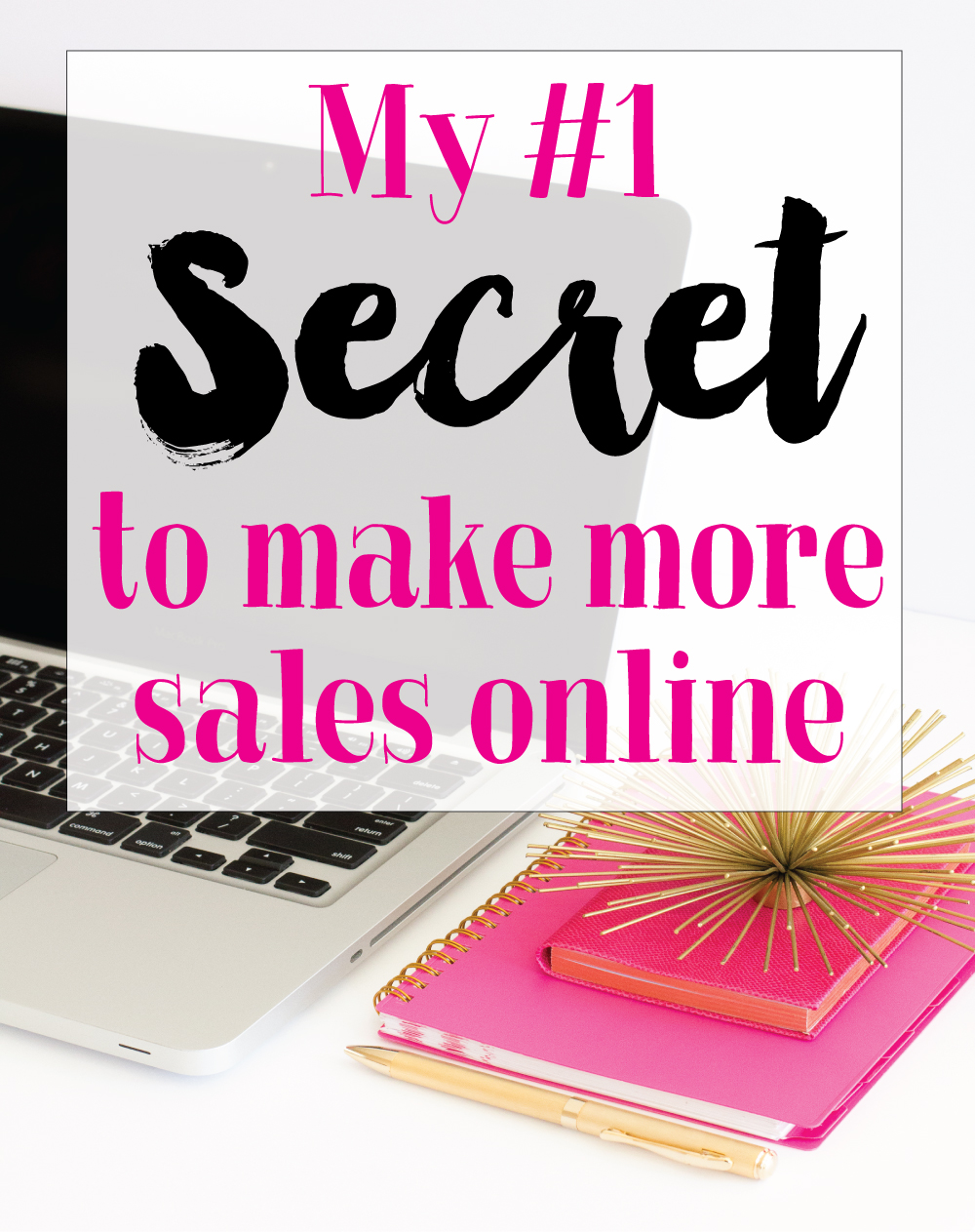 I'm sharing my top secret for how I've dramatically increased my online product sales.