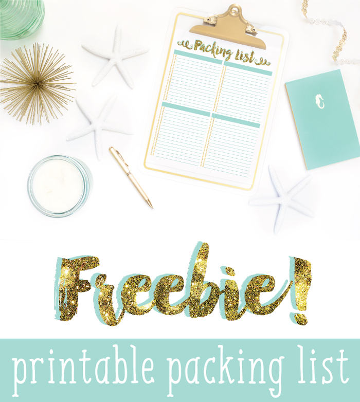 Free Printable Packing List