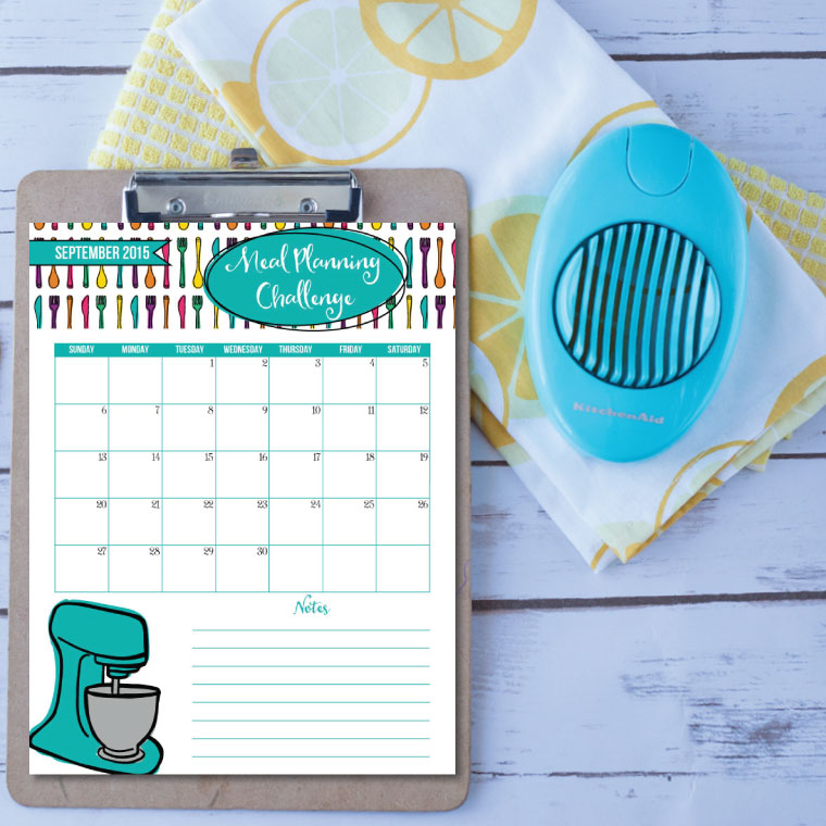Join us for the meal planning challenge, and start following your meal plan every single day! Plus you'll get some free printables to help you stay on track.