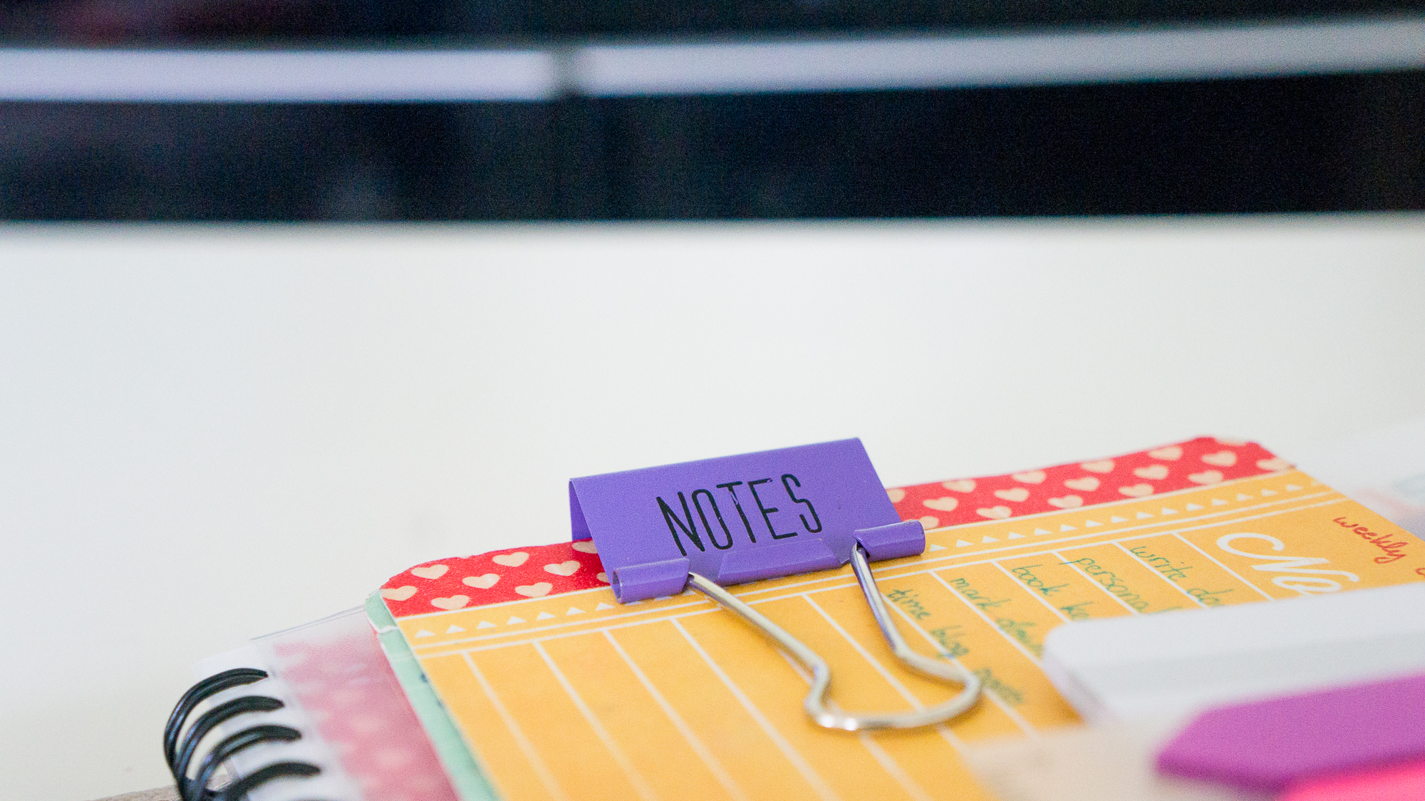 Planner Note Clamps