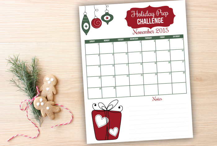 Join us for the holiday prep challenge to get organized for the holidays.