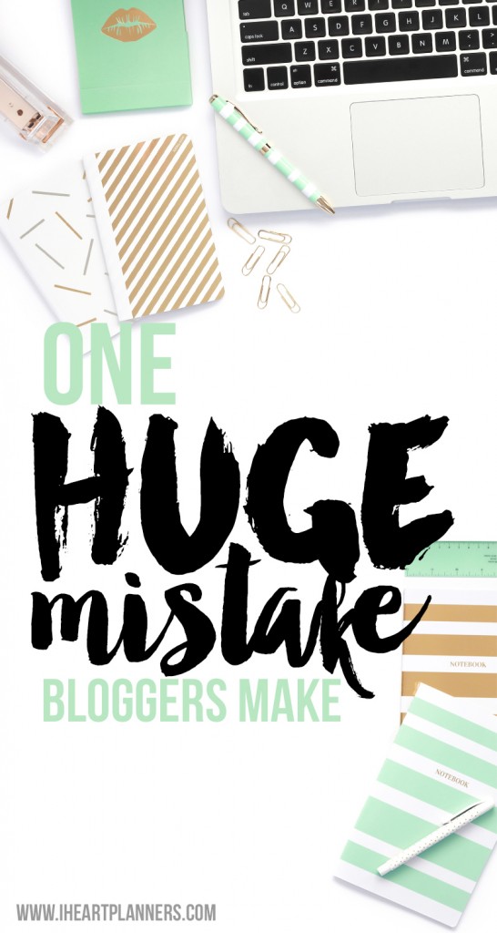 One huge mistake bloggers make, especially a new blogger. Here's now to recognize it, avoid it, and focus on what really matters.