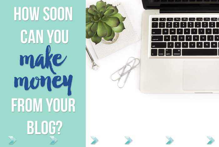 How soon ca you make money from your blog? - iheartplanners.com