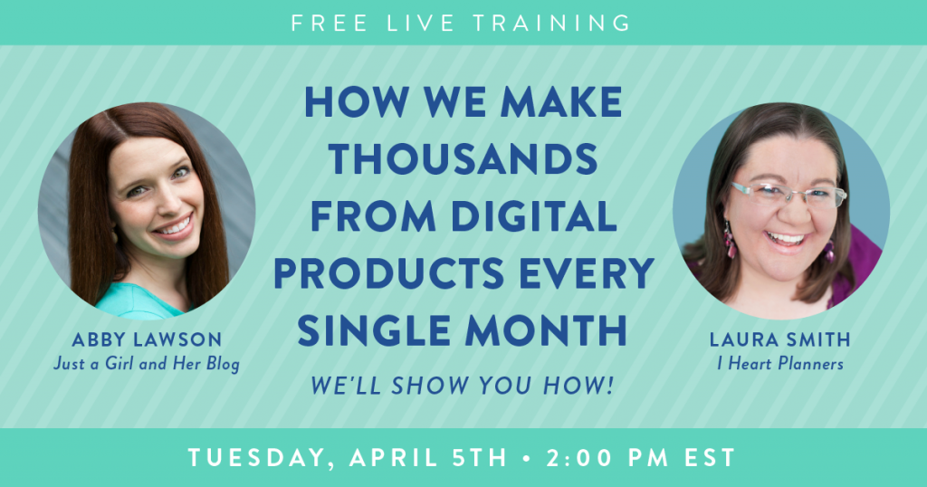 How we make thousands from digital products every single month - Webinar - iheartplanners.com