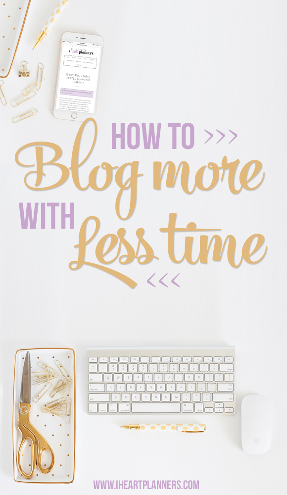 You want to blog more, but you just don’t have enough time! I’m sharing my secret for getting blog posts written in the shortest amount of time possible.