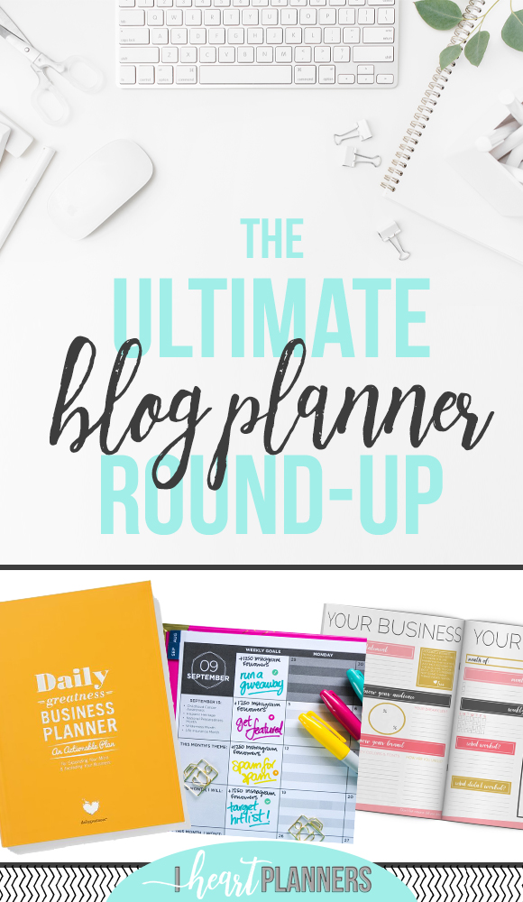 If you want to make a concrete plan for your blog and business, you've come to the right place. I've compiled the ultimate list of blog planners, so you can find the one that suits you. - iheartplanners.com