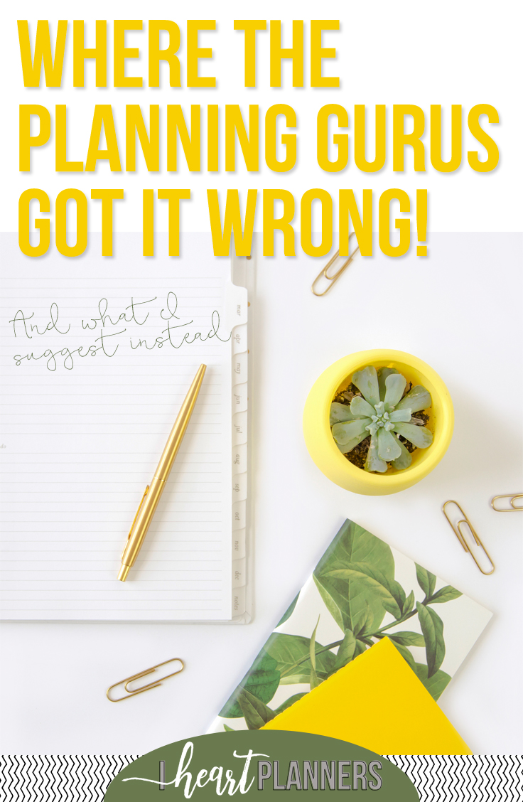 Do you ever wonder why it’s SO HARD to commit to a planner or planning system and even harder to make it all actually happen? I’ll let you in on a little secret. I think the planning gurus got it wrong! Here's what I recommend instead for planning your days and sticking to your plans. - www.iheartplanners.com