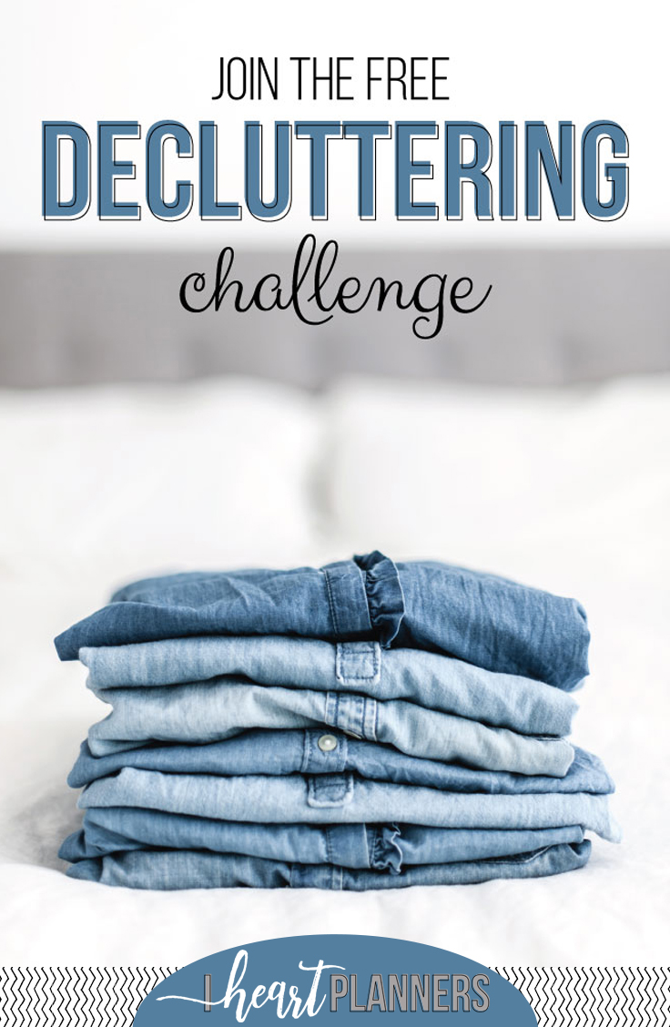 I invite you to join us as we walk through the next 10 days and declutter one area of our homes at a time! We’ll provide you with accountability, motivation and easy, simple organizing tips. Join us today! - iheartplanners.com