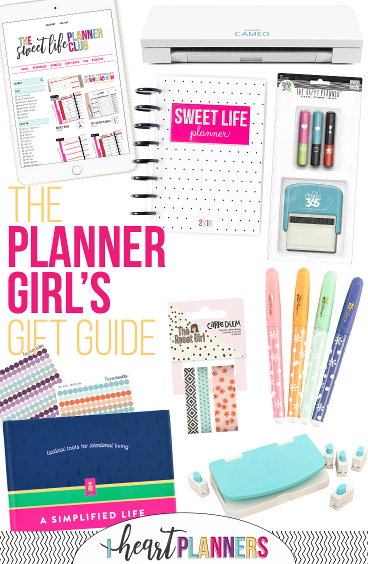 Planner Girl Gift Guide from iheartplanners.com