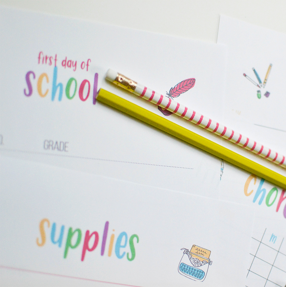 Make this your most organized school year yet! First day of school printables, routine checklists, assignment tracking and more!