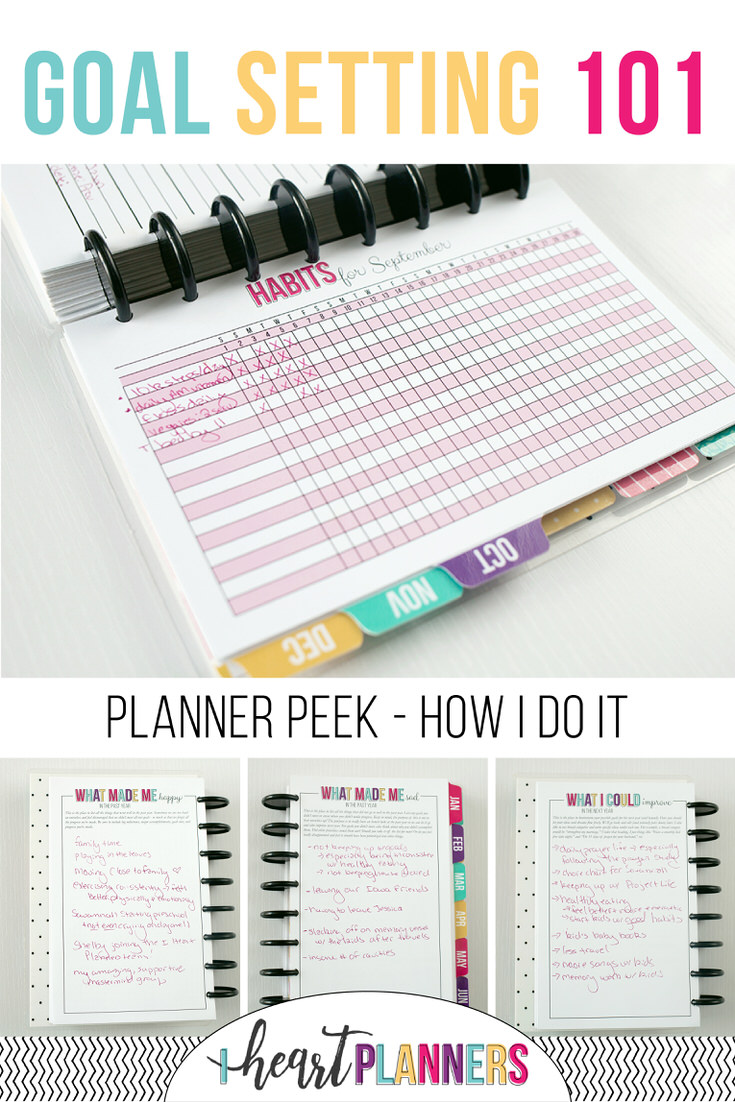 Goal Setting 101: an inside look at how one busy mom sets goals. Have you ever wanted see inside someone else's goal planner? Now is your chance! I'm showing how I set meaningful goals so that I can actually achieve my goals by using the goal setting workbook pages in the Sweet Life Planner. #goalsetting #goalplanning #goalplanner #goalsettingworkbook #goalsettingmom