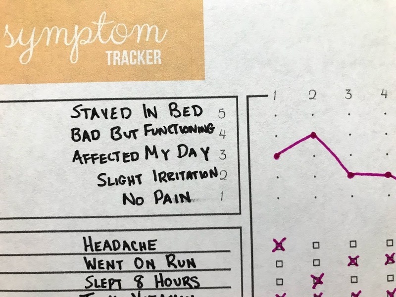 Tracking your symptoms can give you a birds eye view of how your health fluctuates and what affects your mood and overall well being. You can start today with this free printable symptom tracker!